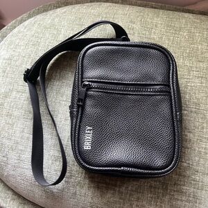 Brixley Black Leather Belt Bag